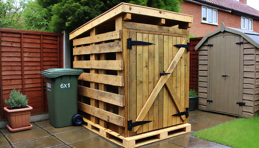 Stylish Wheely Bin Stores Made from Solid Wood