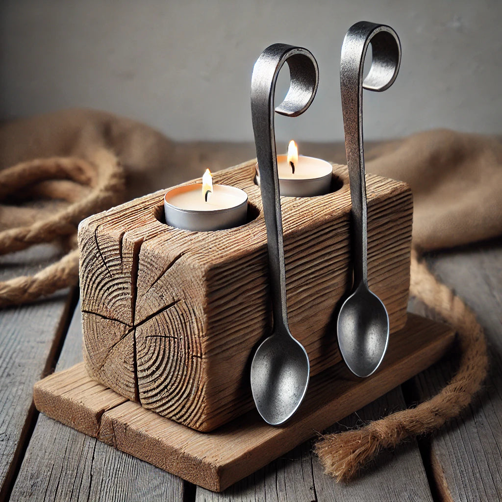 Double Spoon oil burner Tea Light Spoon Oil Diffuser