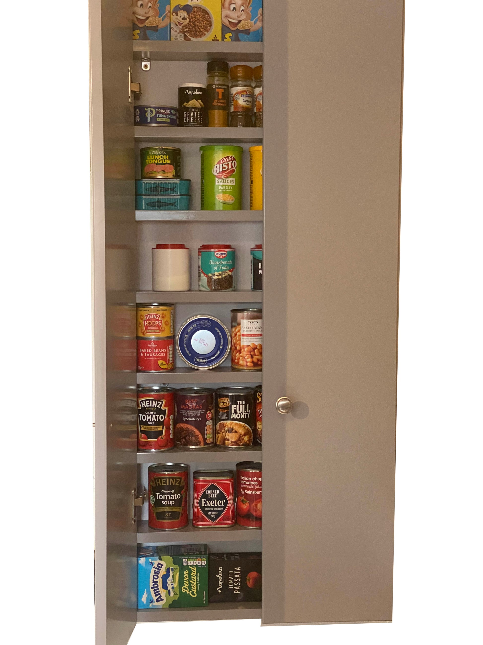 Versatile Can Cupboard – Space-Saving Solution for Kitchen or Pantry!