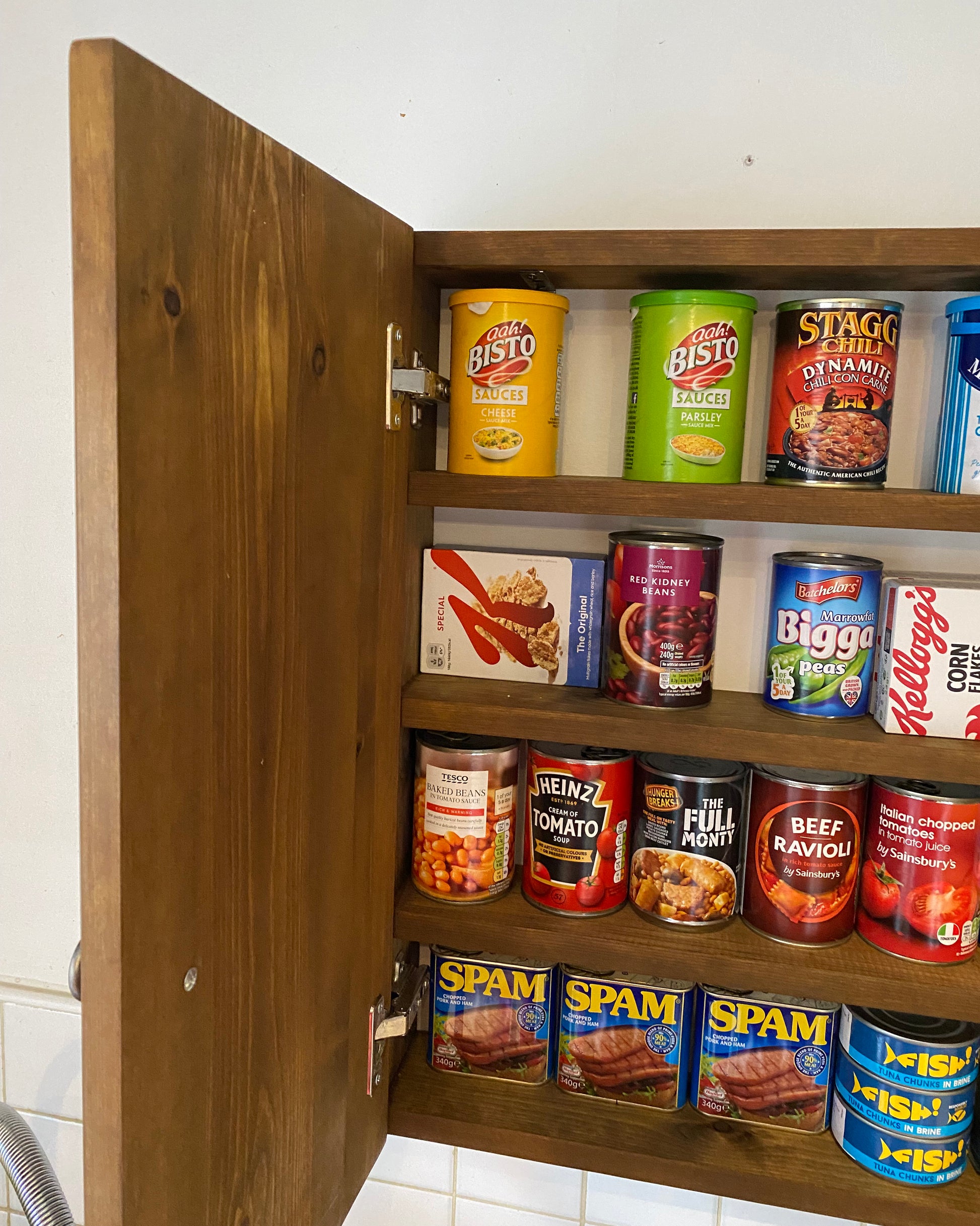 Versatile Can Cupboard – Space-Saving Solution for Kitchen or Pantry!