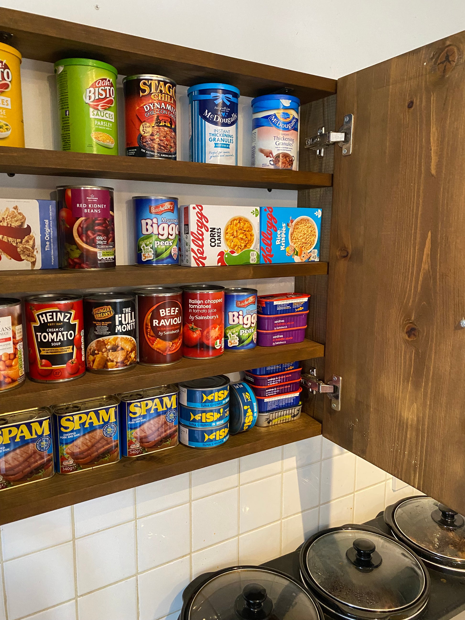 Versatile Can Cupboard – Space-Saving Solution for Kitchen or Pantry!