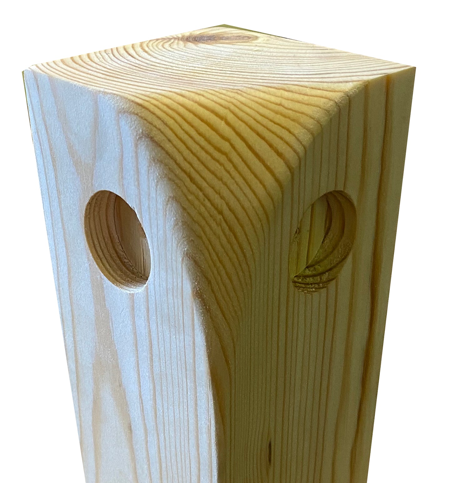 Wooden Owl made from solid pine and stained then waxed to oak finish